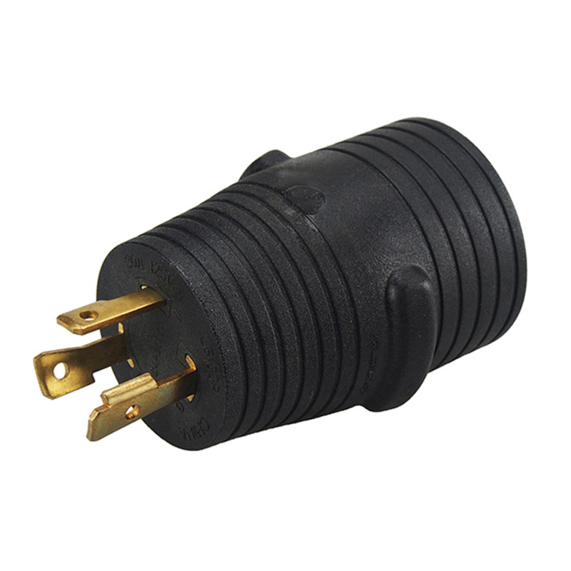 [L5-30P to 14-50R] Plugrand Nema L5-30 30 AMP Plug to 14-50 50 AMP Receptacle Generator Adapter, Nema L5-30 to 14-50 30A to 50A 30A Male to 50A Female Generator Adapter PA-0311